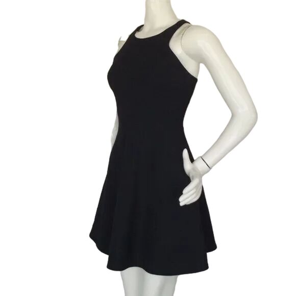 ELIZABETH & JAMES Dress, 2, Dark Navy Blue, Sleeveless, Fit Flare - Picture 3 of 11